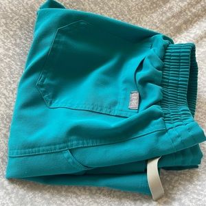 XXS (size 0) TEAL Figs SCRUB pants